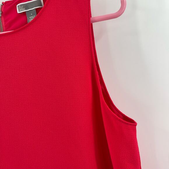 CHELSEA28 Dress Size Small Ruffle Back Fuchsia Pink Cocktail Evening Event - Picture 9 of 14